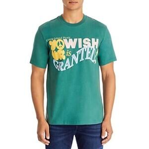CONEY ISLAND PICNIC Men's Wish Granted Organic Cotton Graphic Tee in Smoke C-35